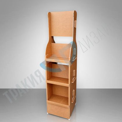 Стелаж от Аbiplex за вино - крафт вариант