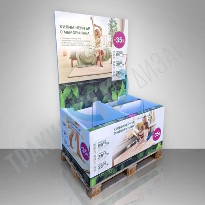 Стелаж от велапапе за килими