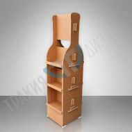 Стелаж от Аbiplex за вино - крафт вариант