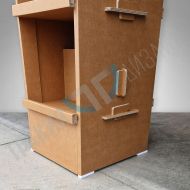 Стелаж от Аbiplex за вино - крафт вариант