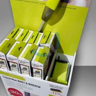 Corrugated cardboard shelf "Example 10"