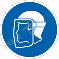 Face protection must be worn